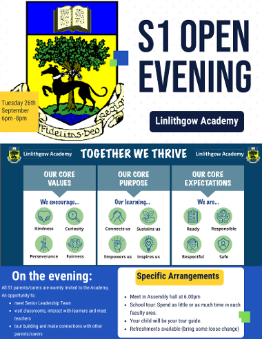 S1 Open Evening