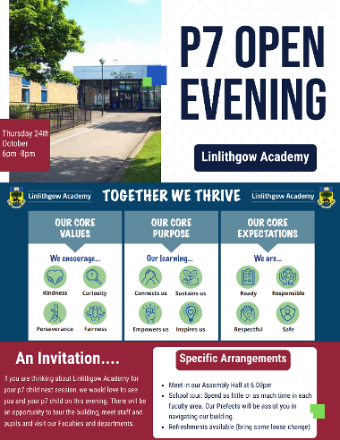 P7 Open Evening